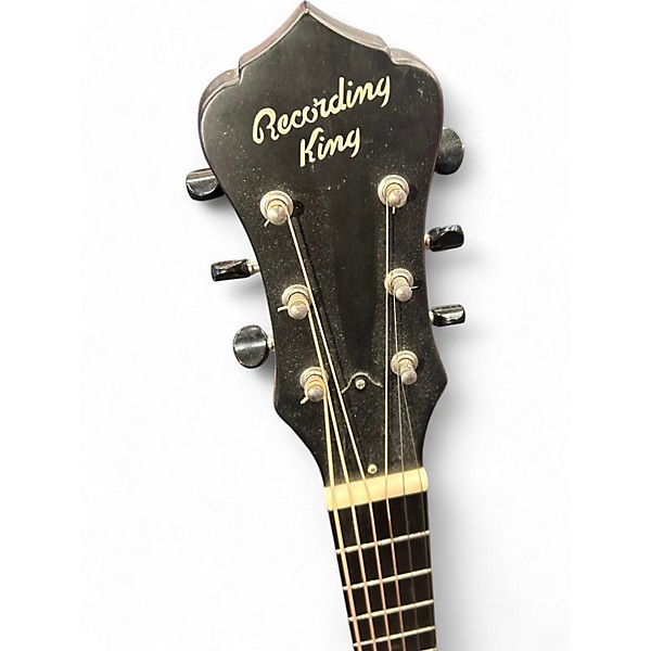 Used Recording King Rm 997 vg Vintage green Resonator Guitar