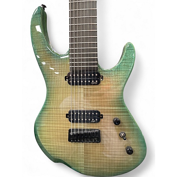 Used Agile Septor 827 8 String FADED NITRO GREEN Solid Body Electric Guitar