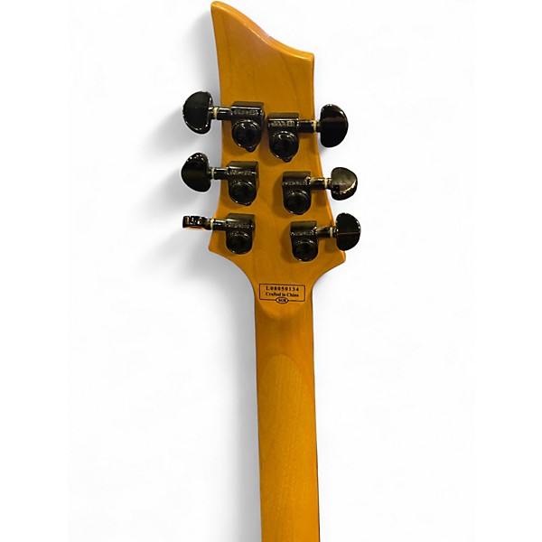 Used Schecter Guitar Research Damien 6 Black Solid Body Electric Guitar