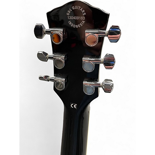 Used G&L FIORANO GTS TRIBUTE TRANSPARENT BLACK FLAME Solid Body Electric Guitar