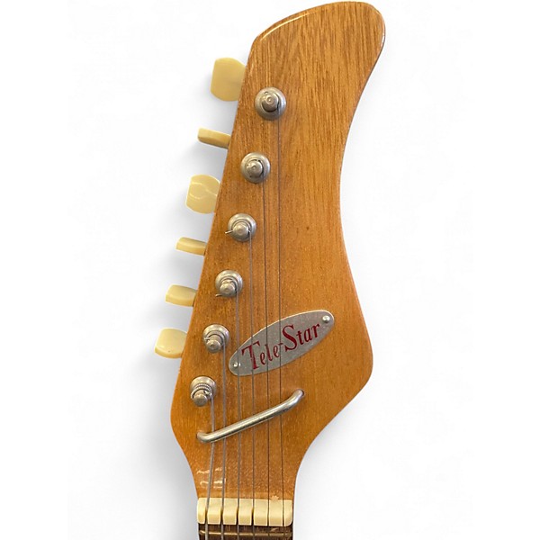 Vintage 1960s Telestar 2 pickup sunburst Solid Body Electric Guitar