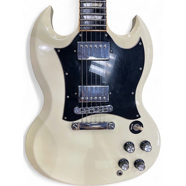 Used 2010s Gibson SG Standard Vintage White Solid Body Electric Guitar