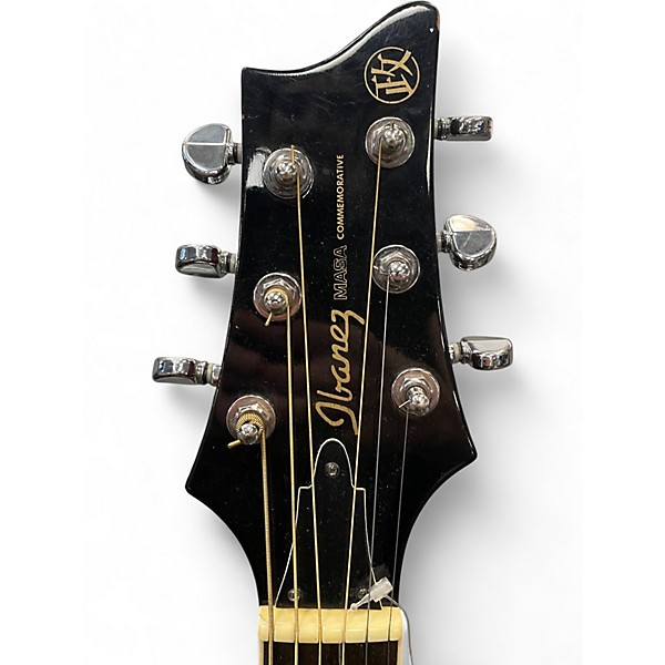 Used Ibanez Masa Commemorative Crimson Red Trans Acoustic Electric Guitar