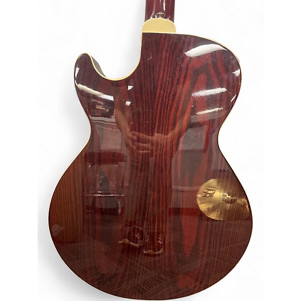 Used Ibanez Masa Commemorative Crimson Red Trans Acoustic Electric Guitar