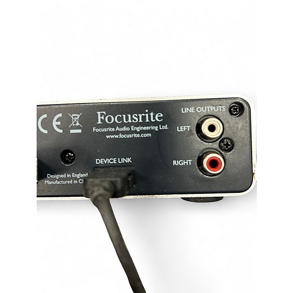 Used Focusrite iTrack Solo Audio Interface