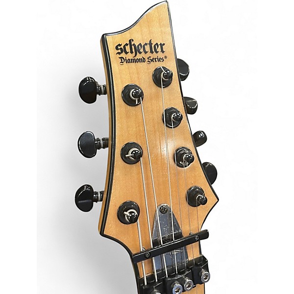 Used Schecter Guitar Research jl-7fr BLACK Solid Body Electric Guitar