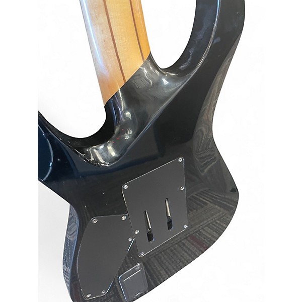 Used Schecter Guitar Research jl-7fr BLACK Solid Body Electric Guitar