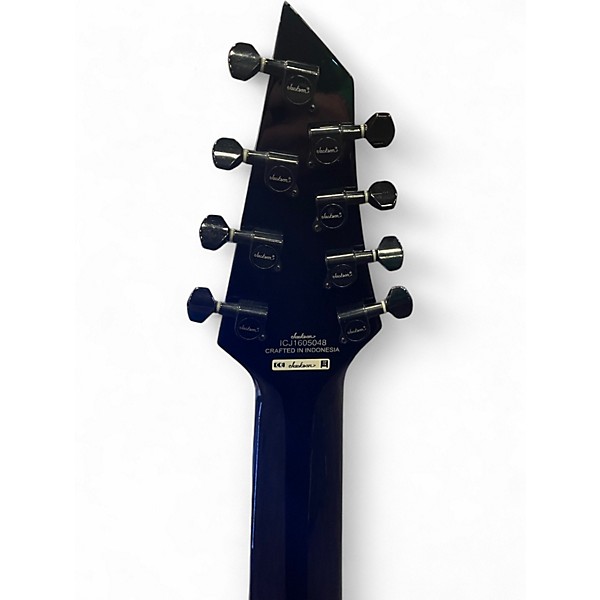 Used Jackson SLAT 8 MULTISCALE Black Solid Body Electric Guitar