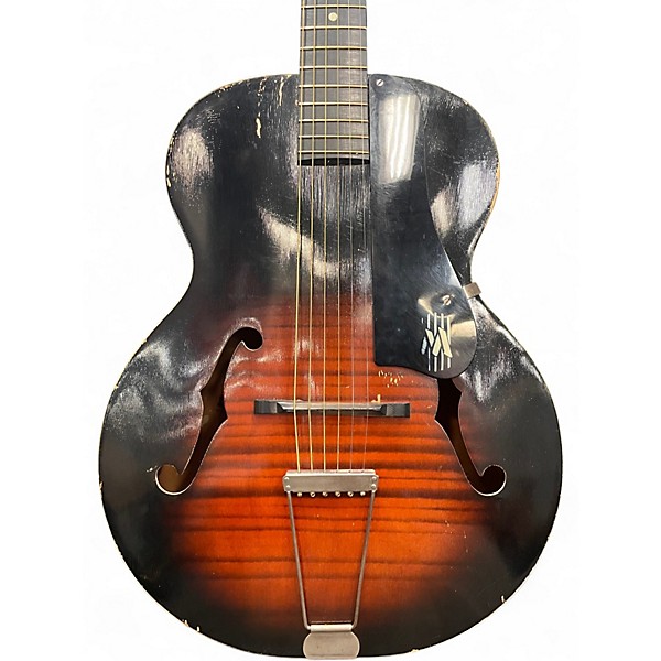 Vintage 1940s Harmony Monterey 2 Color Sunburst Acoustic Guitar