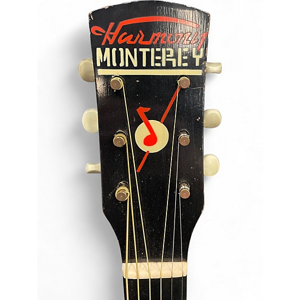 Vintage 1940s Harmony Monterey 2 Color Sunburst Acoustic Guitar