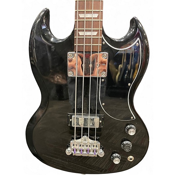 Used Gibson SG Bass Black Electric Bass Guitar