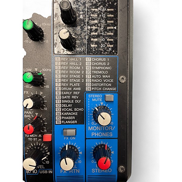 Used Yamaha MG10XU 10 Channel Mixer with Effects Unpowered Mixer