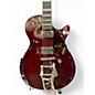 Used Gretsch Guitars G6134 Penguin CHERRY METALLIC FLAME Solid Body Electric Guitar