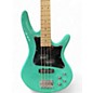 Used Ibanez SRMD200K Surf Green Electric Bass Guitar