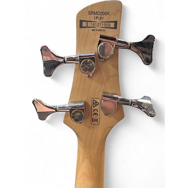 Used Ibanez SRMD200K Surf Green Electric Bass Guitar