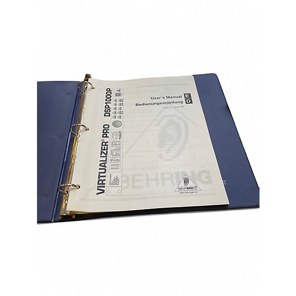 Used Behringer DSP1000P Virtualizer Pro Effect Processor