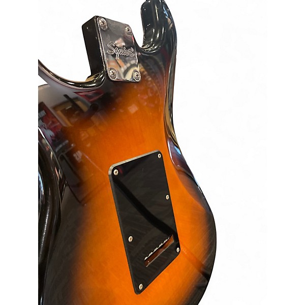 Used Squier Standard Stratocaster 2 Color Sunburst Solid Body Electric Guitar