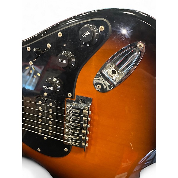 Used Squier Standard Stratocaster 2 Color Sunburst Solid Body Electric Guitar