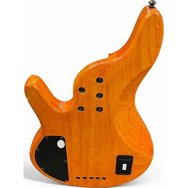 Used Michael Kelly PINNACLE 5 NATURAL POPLAR BURL Electric Bass Guitar