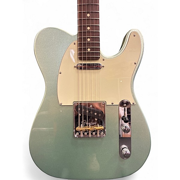 Used Fender American Professional II Telecaster Mystic Surf Green Solid Body Electric Guitar