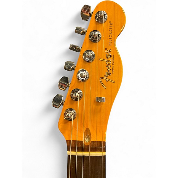 Used Fender American Professional II Telecaster Mystic Surf Green Solid Body Electric Guitar