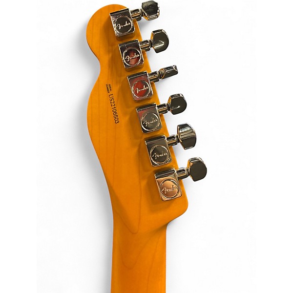 Used Fender American Professional II Telecaster Mystic Surf Green Solid Body Electric Guitar