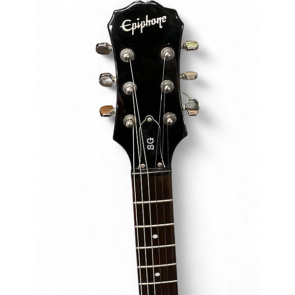 Used Epiphone SG Standard Black Solid Body Electric Guitar