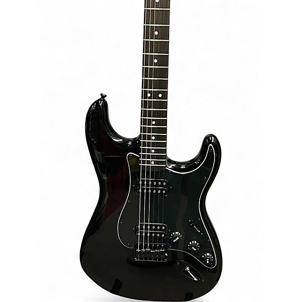 Used Squier Bullet HH Black Solid Body Electric Guitar