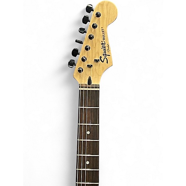 Used Squier Bullet HH Black Solid Body Electric Guitar