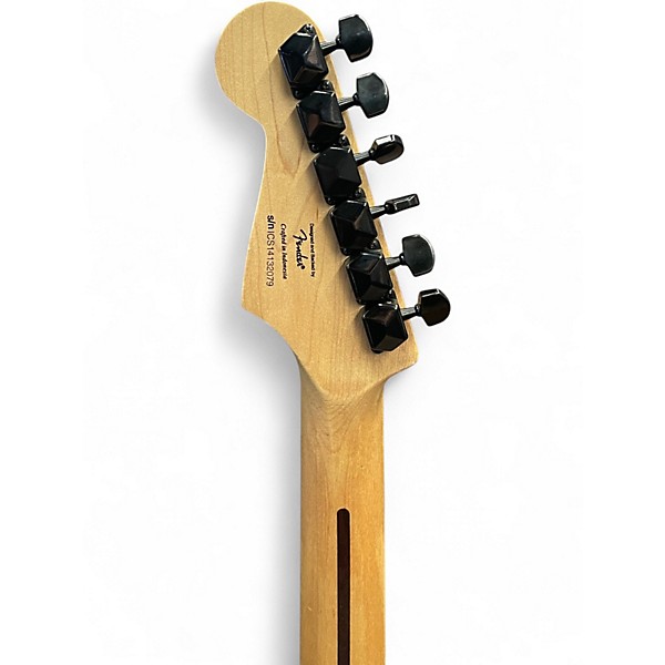 Used Squier Bullet HH Black Solid Body Electric Guitar