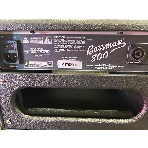 Used Fender BASSMAN 800 Bass Amp Head