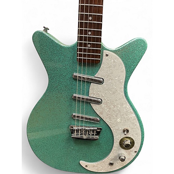 Used Danelectro DC3 Mint Green Solid Body Electric Guitar