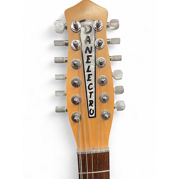 Used Danelectro DC59 Twelve String Blue Solid Body Electric Guitar