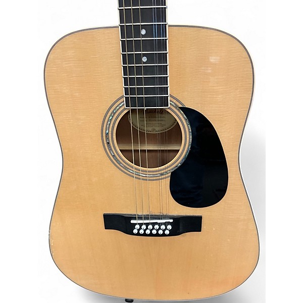 Used Mitchell d120s-12e/n Natural 12 String Acoustic Electric Guitar