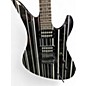 Used Schecter Synyster Gates Black with Silver Pinstripes Solid Body Electric Guitar