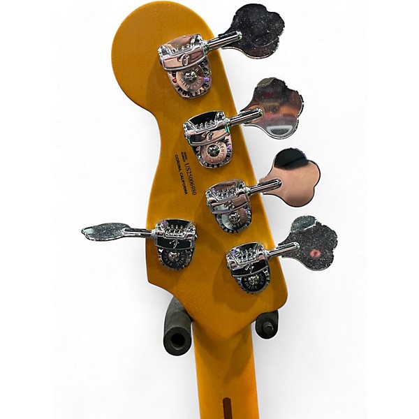 Used Fender American Ultra II Jazz Bass V Arctic White Electric Bass Guitar