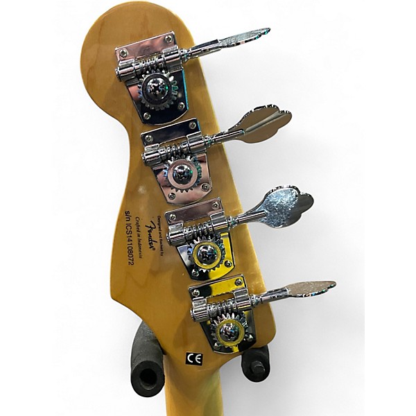 Used Squier Jazz Bass Tobacco Burst Electric Bass Guitar