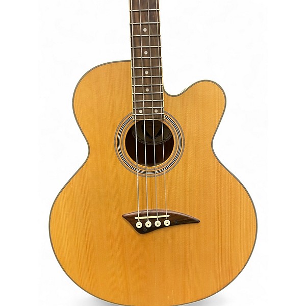 Used Dean EABC Natural Acoustic Bass Guitar