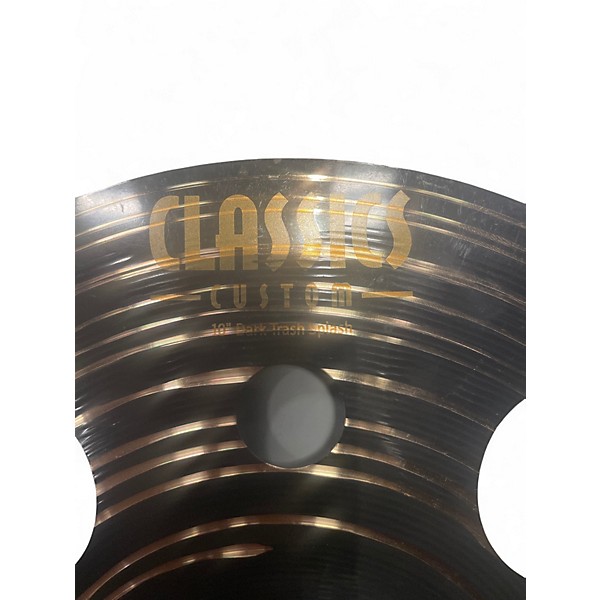 Used MEINL 10in DARK TRASH SPLASH Cymbal