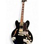 Used Epiphone Sheraton II Black and Gold Hollow Body Electric Guitar thumbnail
