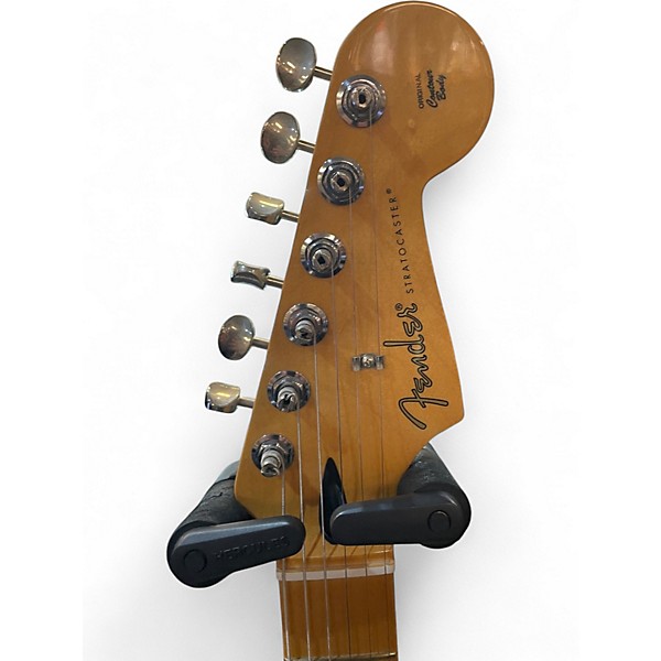 Used Fender 70TH Anniversary Stratocaster Black Solid Body Electric Guitar