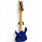 Used Ibanez GRG7221QA Trans Blue Solid Body Electric Guitar