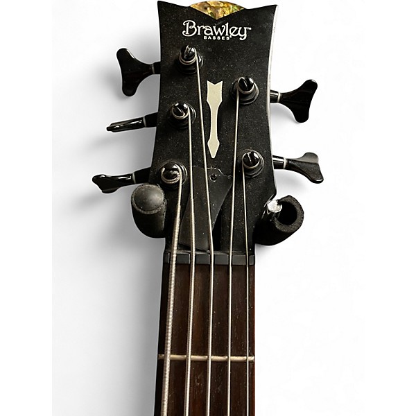Used Brawley ARTIMUS 5  Black Electric Bass Guitar