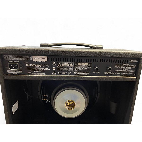 Used Fender Mustang LT50 50W 1x12 Guitar Combo Amp