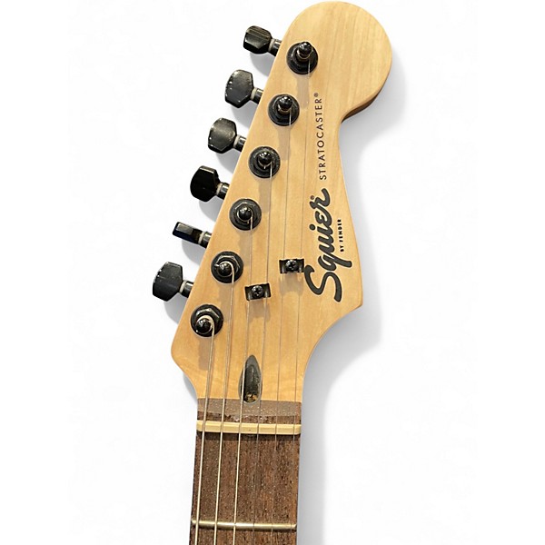 Used 2021 Squier Bullet Stratocaster HSS 2 Color Sunburst Solid Body Electric Guitar