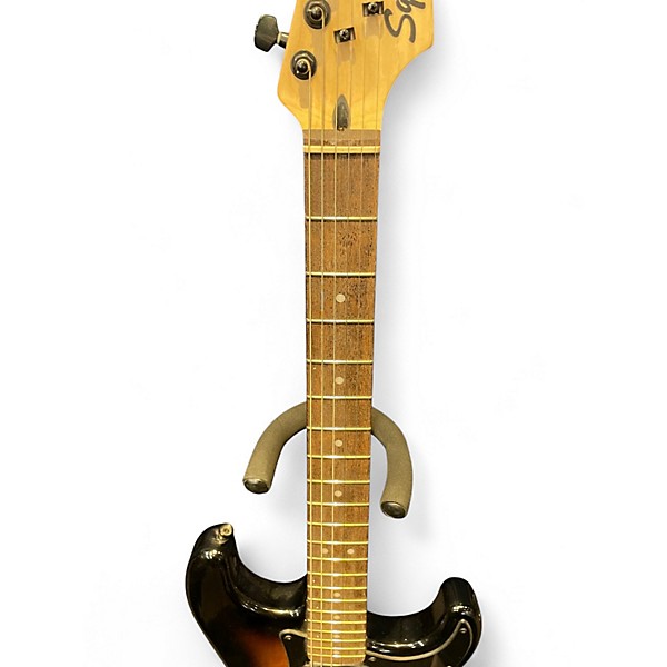 Used 2021 Squier Bullet Stratocaster HSS 2 Color Sunburst Solid Body Electric Guitar