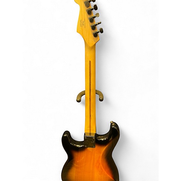 Used 2021 Squier Bullet Stratocaster HSS 2 Color Sunburst Solid Body Electric Guitar