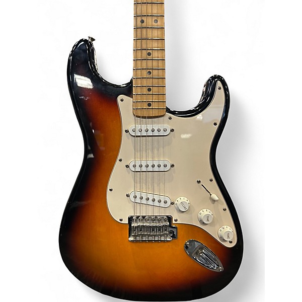 Used Fender Standard Stratocaster Brown Sunburst Solid Body Electric Guitar