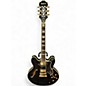 Used Epiphone Sheraton II Black Hollow Body Electric Guitar thumbnail