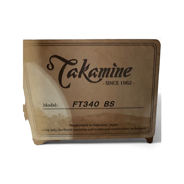 Used Takamine FT340BS NATURAL Acoustic Electric Guitar